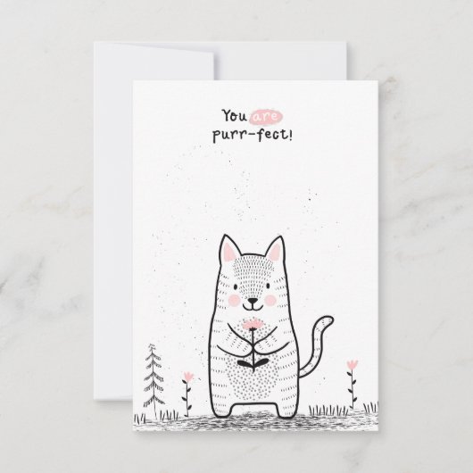 Valentijnsdag in de klas  notitiekaartje (Voorkant)