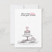 Valentijnsdag in het klaslokaal notitiekaartje (Voorkant)