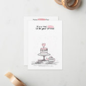 Valentijnsdag in het klaslokaal notitiekaartje (Voorkant / Achterkant in situ)