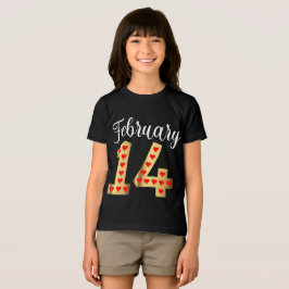 Valentijnsdag in kind Tri-Blend shirt