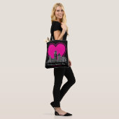 Valentijnsdag in Miami City Tote Bag (Op model)