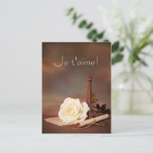 Valentijnsdag in Parijs Feestdagenkaart (Staand voorkant)