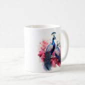 Valentijnsdag in Parijs - Paar pauwen- Mok (Voorkant rechts)