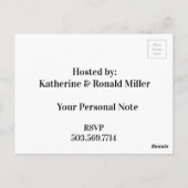 Valentijnsdag Inbeluitnodiging Briefkaart (Achterkant)