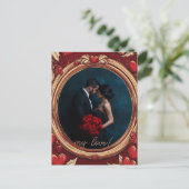  Valentijnsdag ingelijst Briefkaart (Staand voorkant)