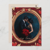  Valentijnsdag ingelijst Briefkaart (Voorkant / Achterkant)