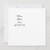 Valentijnsdag Inmiddels Uitnodiging Roos Pedals (Achterkant)