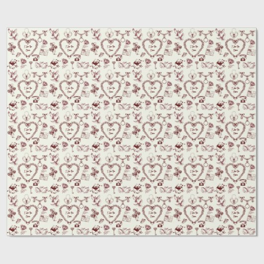 Valentijnsdag inpakpapier (Vlak)