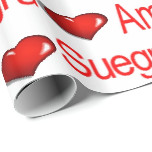 Valentijnsdag inpakpapier Amo mi Suegra (Rol Hoek)