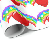 Valentijnsdag Inpakpapier Gefeliciteerd verjaardag (Rol Hoek)