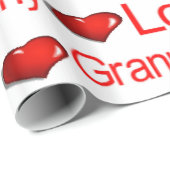 Valentijnsdag Inpakpapier Liefde Grootmoeder Harte (Rol Hoek)