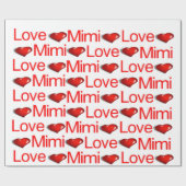 Valentijnsdag Inpakpapier Liefde Mimi Hartjes (Vlak)