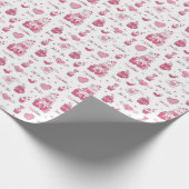 Valentijnsdag Inpakpapier – Romantische Liefdesges (Hoek)