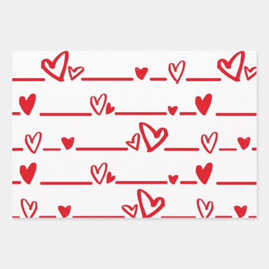 Valentijnsdag Inpakpapier Vel (Voorkant 2)