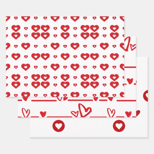 Valentijnsdag Inpakpapier Vel (Set)