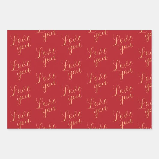 Valentijnsdag Inpakpapier Vel (Voorkant 2)