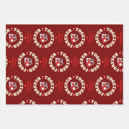 Valentijnsdag Inpakpapier Vel (Voorkant 2)