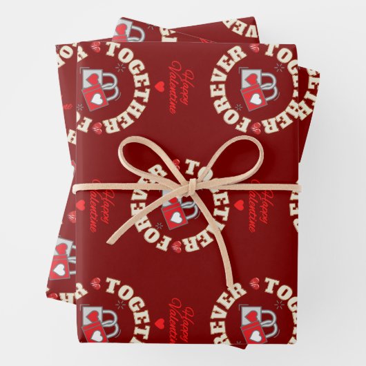 Valentijnsdag Inpakpapier Vel (In situ)