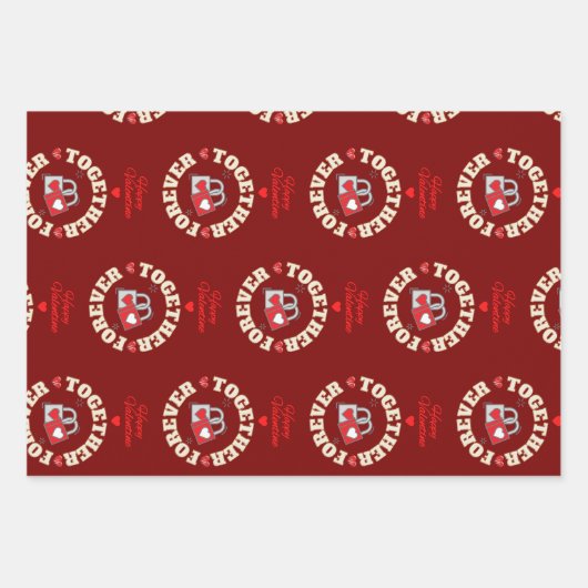 Valentijnsdag Inpakpapier Vel (Voorkant)