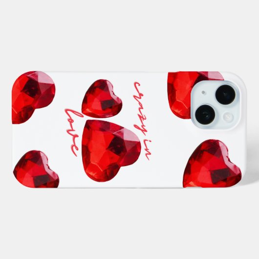 Valentijnsdag iPhone 15 Hoesje (Achterkant (horizontaal))