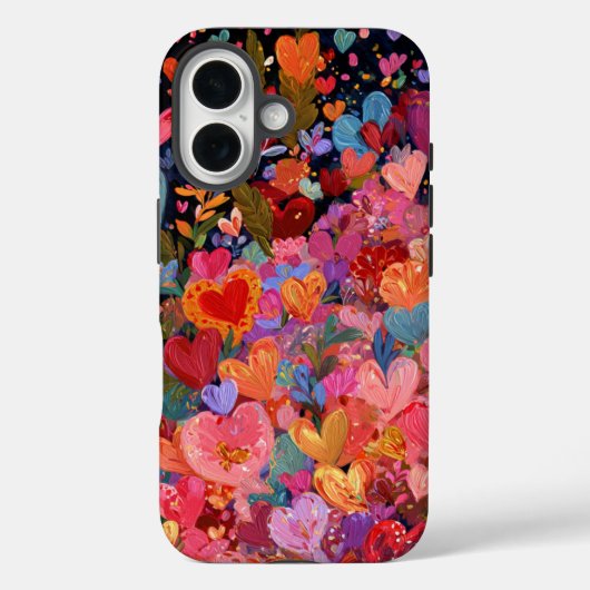 Valentijnsdag iPhone 16 Hoesje | Romantisch (Achterkant)