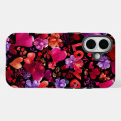 Valentijnsdag iPhone 16 Stevige Hoes | Romantisch (Achterkant (horizontaal))