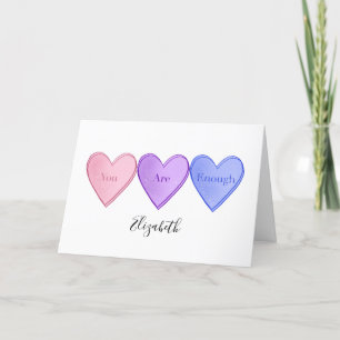 Valentijnsdag 'Je Bent Genoeg' Feestdagen Kaart