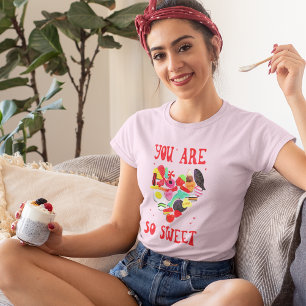 Valentijnsdag Je Bent Zo Slecht snoephart T-shirt