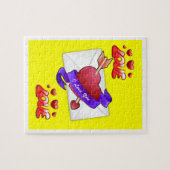Valentijnsdag Jigzaag Puzzle Legpuzzel (Horizontaal)
