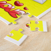 Valentijnsdag Jigzaag Puzzle Legpuzzel (Zijkant)