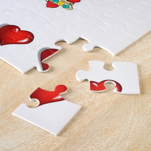 Valentijnsdag Jigzaag Puzzle Legpuzzel (Zijkant)
