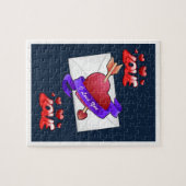 Valentijnsdag Jigzaag Puzzle Legpuzzel (Horizontaal)