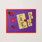 Valentijnsdag Jigzaag Puzzle Legpuzzel (Horizontaal)