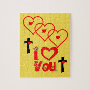 Valentijnsdag Jigzaag Puzzle Legpuzzel