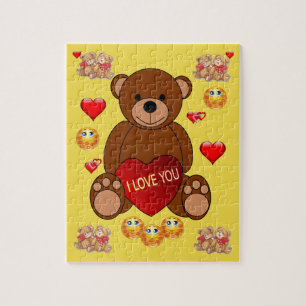 Valentijnsdag Jigzaag Puzzle Legpuzzel