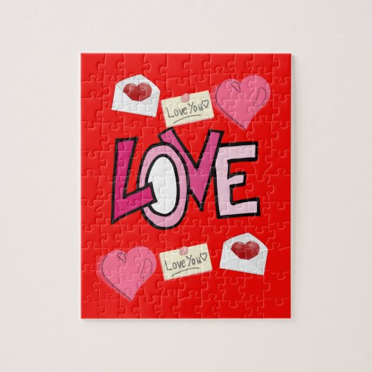 Valentijnsdag Jigzaag Puzzle Legpuzzel (Verticaal)
