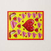 Valentijnsdag Jigzaag Puzzle Legpuzzel (Horizontaal)