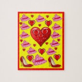 Valentijnsdag Jigzaag Puzzle Legpuzzel (Verticaal)