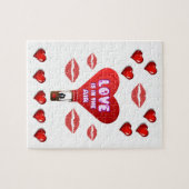 Valentijnsdag Jigzaag Puzzle Legpuzzel (Horizontaal)