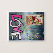 Valentijnsdag Jigzaag Puzzle Legpuzzel (Horizontaal)