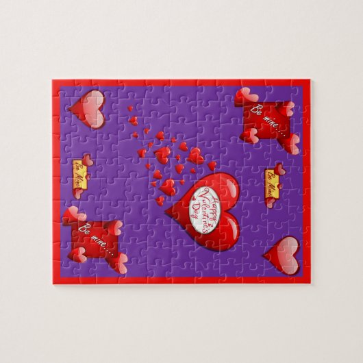 Valentijnsdag Jigzaag Puzzle Legpuzzel (Horizontaal)