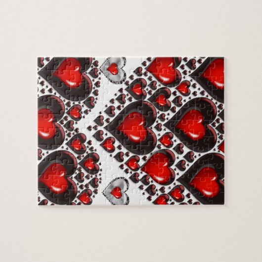 Valentijnsdag Jigzaag Puzzle Legpuzzel (Horizontaal)