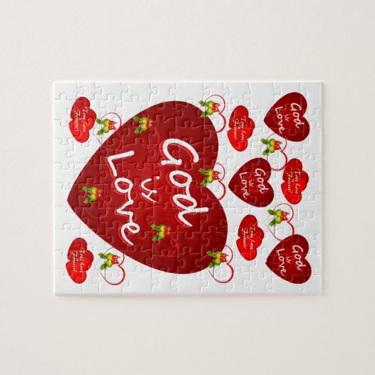 Valentijnsdag Jigzaag Puzzle Legpuzzel (Horizontaal)