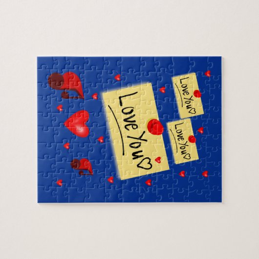 Valentijnsdag Jigzaag Puzzle Legpuzzel (Horizontaal)