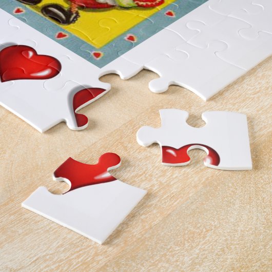 Valentijnsdag Jigzaag Puzzle Legpuzzel (Zijkant)