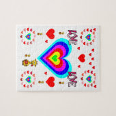 Valentijnsdag Jigzaag Puzzle Legpuzzel (Horizontaal)