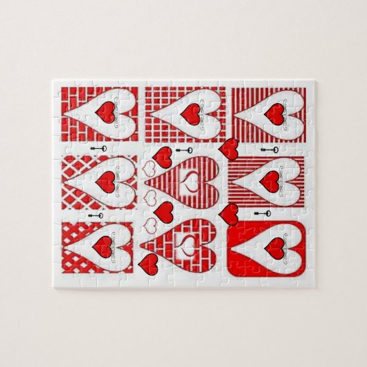Valentijnsdag Jigzaag Puzzle Legpuzzel (Horizontaal)