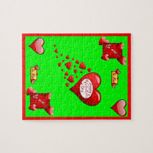 Valentijnsdag Jigzaag Puzzle Legpuzzel (Horizontaal)