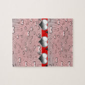 Valentijnsdag Jigzaag Puzzle Legpuzzel (Horizontaal)