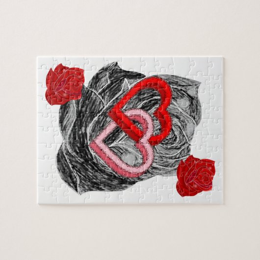 Valentijnsdag Jigzaag Puzzle Legpuzzel (Horizontaal)